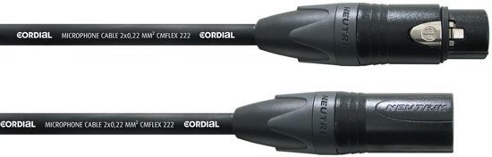 Cordial PEAK CPM 20 FM - 20m XLR 3-pin - XLR 3-pin - Zwart - Audio kabel