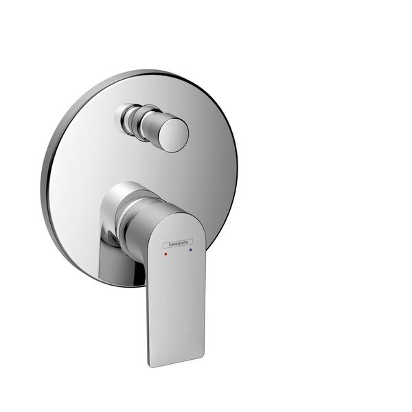 Hansgrohe Rebris e 1-gr inbouw badkraan met zekerheidscombinatie chr. 72469000