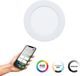 EGLO connect.z Fueva 6-Z Smart Inbouwspot - Badkamer/Buiten - LED - Ø 12 cm - Wit - Instelbaar RGB & wit licht - Dimbaar - Zigbee