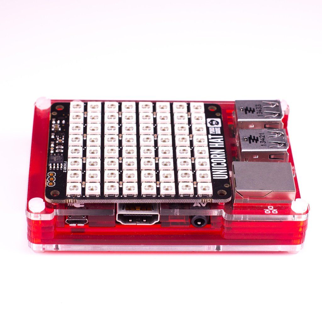 Pimoroni Unicorn HAT - Development board accessoires - zwart