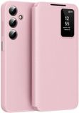 Techsuit Hoesje geschikt voor Samsung Galaxy A17/A26 - SmartView Book Wallet Case - Roze