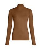 Hunkemöller super soft Turtleneck shirt met Cashmere Bruin