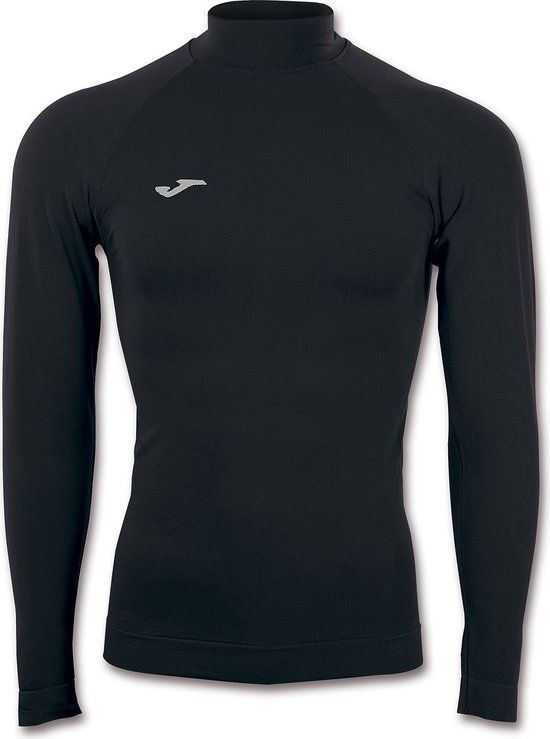 Joma Brama Classic Shirt Opstaande Kraag Kinderen - Zwart - Maat 134