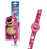 Accutime Disney Toy Story kinderhorloge – digitaal horloge met Lotso design – 24 cm – roze – digitaal scherm