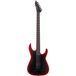 ESP LTD M-6 Baritone ET Black Metal II Black red Burst Satin guitare électrique équipée d'EverTune