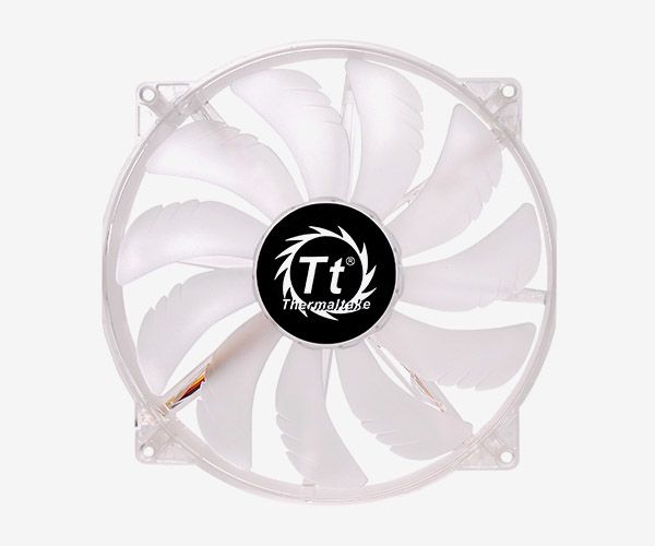 Thermaltake Pure 20 LED Case Fan - Transparent