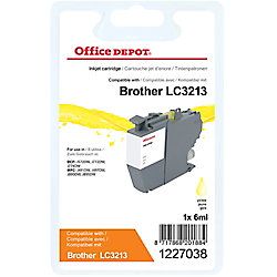 Office Depot INKT CARTRIDGE GEEL OD BROTHER LC3213