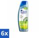 Head & Shoulders - Anti-Roos Shampoo - Pure Intense - Oil Control - 6 x 250 ml