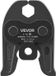 VEVOR V22 persbek 22mm pince à sertir adaptée aux tuyaux en acier inoxydable de type V