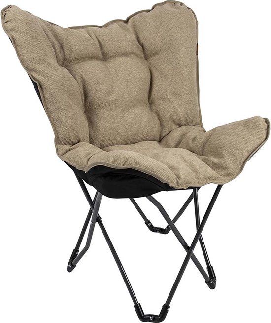 Bo-Camp Urban Outdoor Vlinderstoel Grainger M Nika Beige - Campingstoel - 100 kg