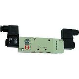 RIEGLER 106558-517.215-38 5/2-wegventiel elektropneumat., bistabiel, G 3/8, 230 V, 50 Hz, 1 st.