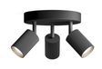 Philips Wyatt Spot de plafond/mur Noir 3x GU10