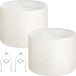 Abat-jour set de 2, dimensions 16 x 16 x 12 pouces, avec anneau de fixation (beige clair)