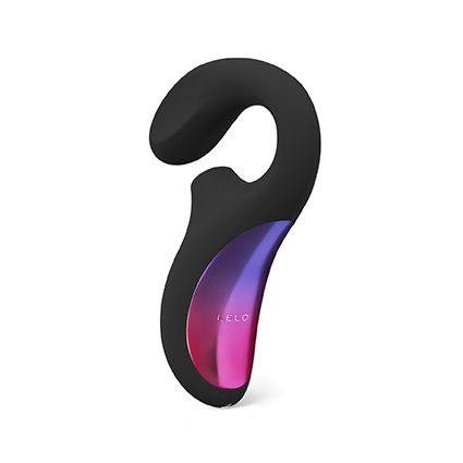 LELO Enigma Sucker Vibrator - Black - Ambidextrous - Rechargeable