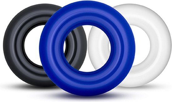 Blush Novelties Blush Stay Hard Donut ringen Assorted Penisring - Multicolor