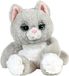 Bol Chat Dormant Jouet - Animal Interactif - Favorise l'Imagination - Réagit avec des Sons - 26 cm - Gris