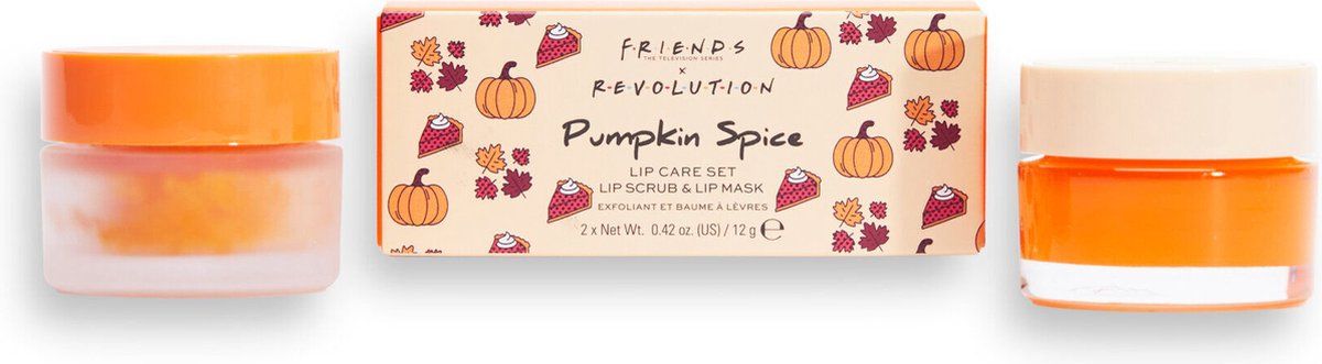 Makeup Revolution X Friends - Pumpkin Spice Lip Care Set