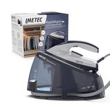 Imetec Rapidvapor Plus stoomstrijkijzer, 1 minuut klaar, tank 1,2 l, plaat met vloeistofkeramische coating, stoomstoot 300 g, pompdruk 5,5 bar