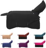 vidaXL Paardendeken Volledig Zwart 75 cm Polyester
