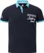 Jan Vanderstorm heren Poloshirt - 76/78 - donkerblauw - Plus Size