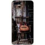 1001 coques Apple iPhone 8 Plus Guitare Bedrukt siliconen hoesje