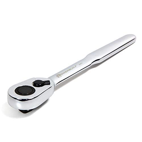 Powerbuilt Laag profiel ratel - 3/8 inch - Zilver