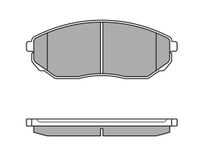 MEYLE Bremsbelagsatz, Scheibenbremse 0252409217/W Vorderachse | Compatibel met: KIA SORENTO I, SORENTO II