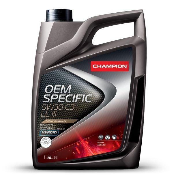 Champion Lubricants Champion 5W30 C3 LL III 5L - OEM Specific