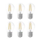 Ledvion - 6X E27 LED Lamp Helder - 1W - 2100K - 50L