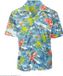 Widmann Hawaii Shirt Ocean Island Blauw Heren XL