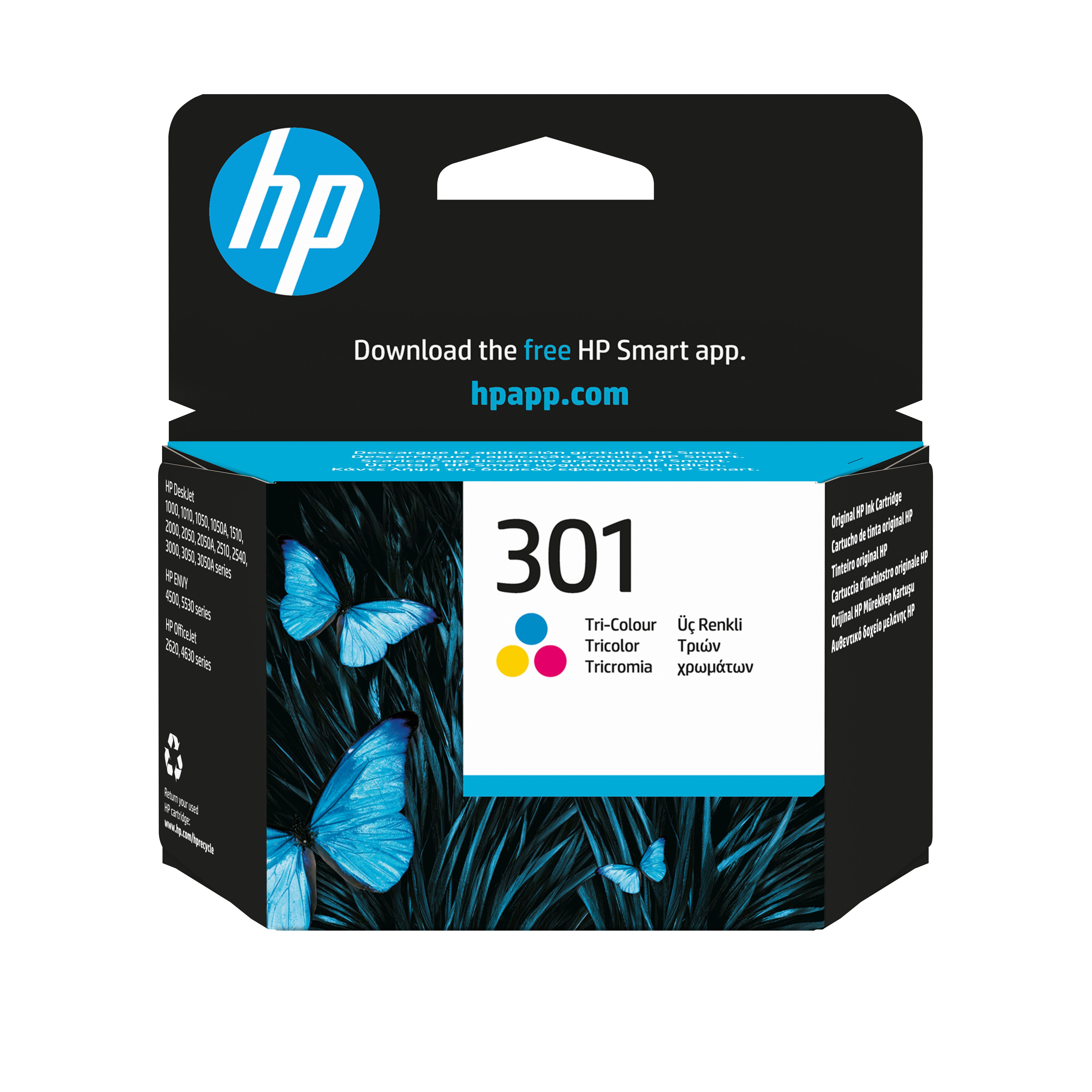 HP 301 Inktcartridge - Kleur - Origineel