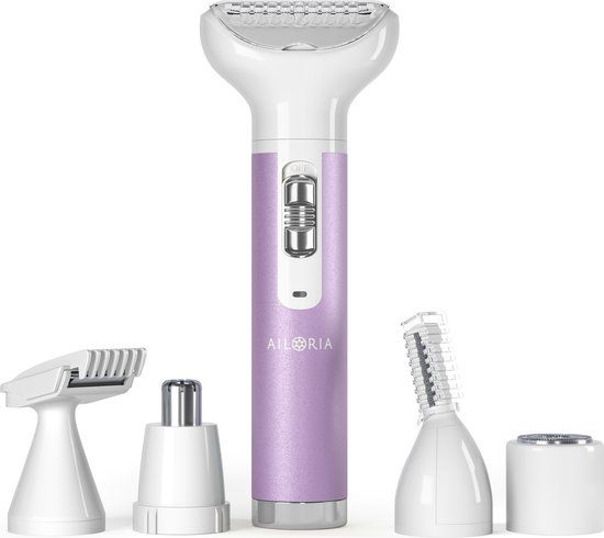 Ailoria EVAPORE SET Scheerapparaat met verschillende opzetstukken USB Lavendel/Wit