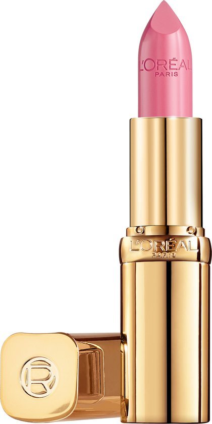 L'Oréal Make-Up Designer Color Riche Satin Lipstick - 303 Rose Tendre - Roze - Verzorgende, Lippenstift Verrijkt met Arganolie - 4,54 gr.