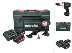 Metabo SB 18 LTX BL Q I 18V Li-ion accu klopboormachine set (2 x 5.5 Ah) in metaBox - koolborstelloos - 602361660