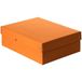 Originele FALKEN PureBox pastel. Made in Germany. 100 mm hoog DIN A4 oranje. Opbergdoos met deksel van stevig karton Vegan geschenkdoos transportdoos doos doos multifunctionele doos
