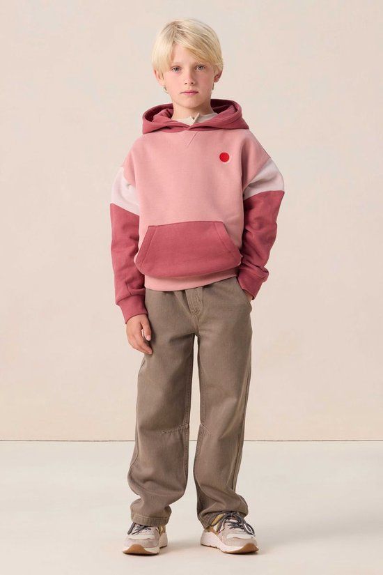 Sissy-Boy Roze colourblock hoodie