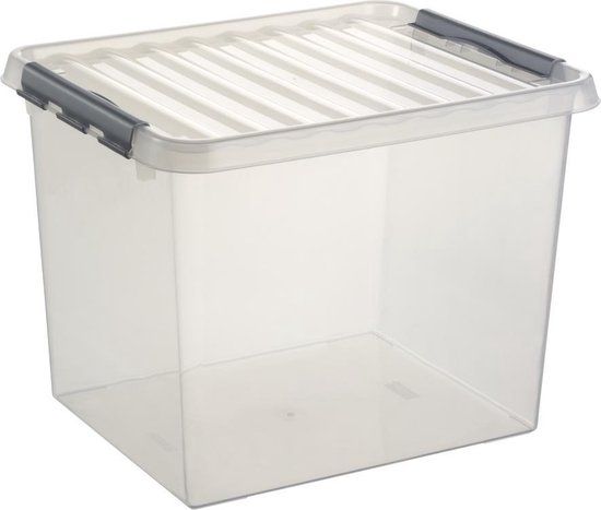 Sunware Q-line Opbergbox - 52L - Grijs - 50 x 40 x 38 cm
