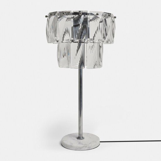 Loberon Tafellamp Crystalford helder