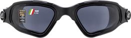 CRESSI Clear Eyes Goggles Black/Black Smoked Lens - Unisex Zwembril van puur Siliconen met Moleculaire Anti Condens Behandeling, Zwart/Zwart Getinte Lens