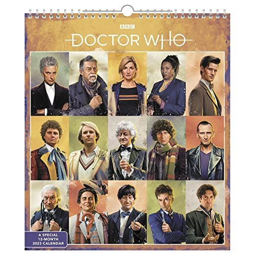Doctor Who 2023 Wall Calendar - Day Dream - Special Edition - 13" x 15"