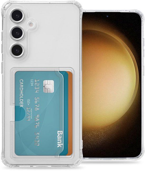 imoshion Hoesje met Pasjeshouder - Geschikt voor Samsung Galaxy S24 FE - Transparant