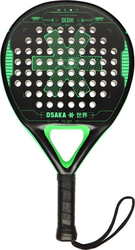 Osaka Deshi Padel Racket - Druppelvormig - Zacht Foam - Volwassenen - 365-375 gram - 2023