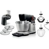 Bosch Serie 8 MUMS8ZS13 keukenmachine 1800 W 6 l Zwart, Zilver Ingebouwde weegschalen