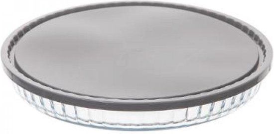 5five Glazen Bakvorm - Rond 27,5cm - Met Deksel