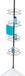 WENKO Dolcedo Telescopisch Doucherek - 4-laags - RVS - Zwart