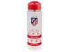 CyP Brands Atlético de Madrid, 700 ml, gourde de sport, couvercle rouge, étanche, transparent, produit officiel