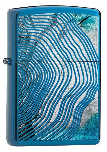Zippo Winddichte Aansteker - Blauw - Regelmatig