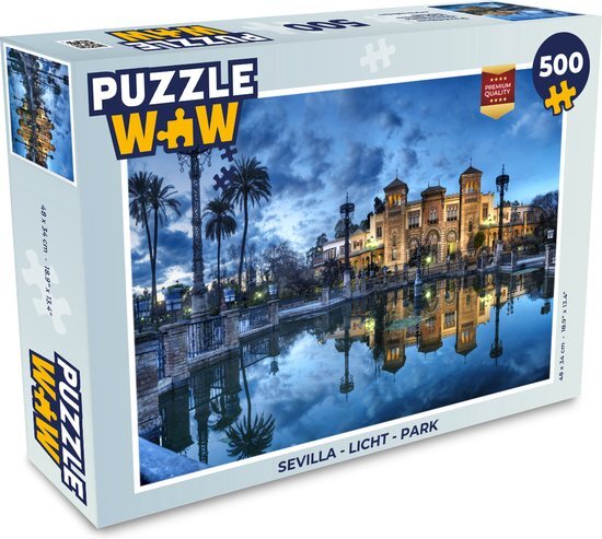 MuchoWow Puzzel Sevilla - Licht - Park - Legpuzzel - Puzzel 500 stukjes