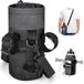 Unyqoos® Porte-bidon universel avec isolation thermique et sangle de transport - Noir