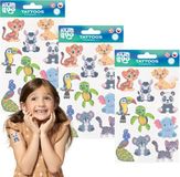 StickerBoo Dieren Kindertattoo Set, Afwasbare Kindertattoos